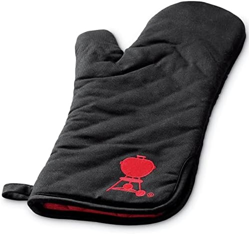 image:imageWeber Barbecue Mitt with Red Kettle Embroidery1 Count Pack of 1