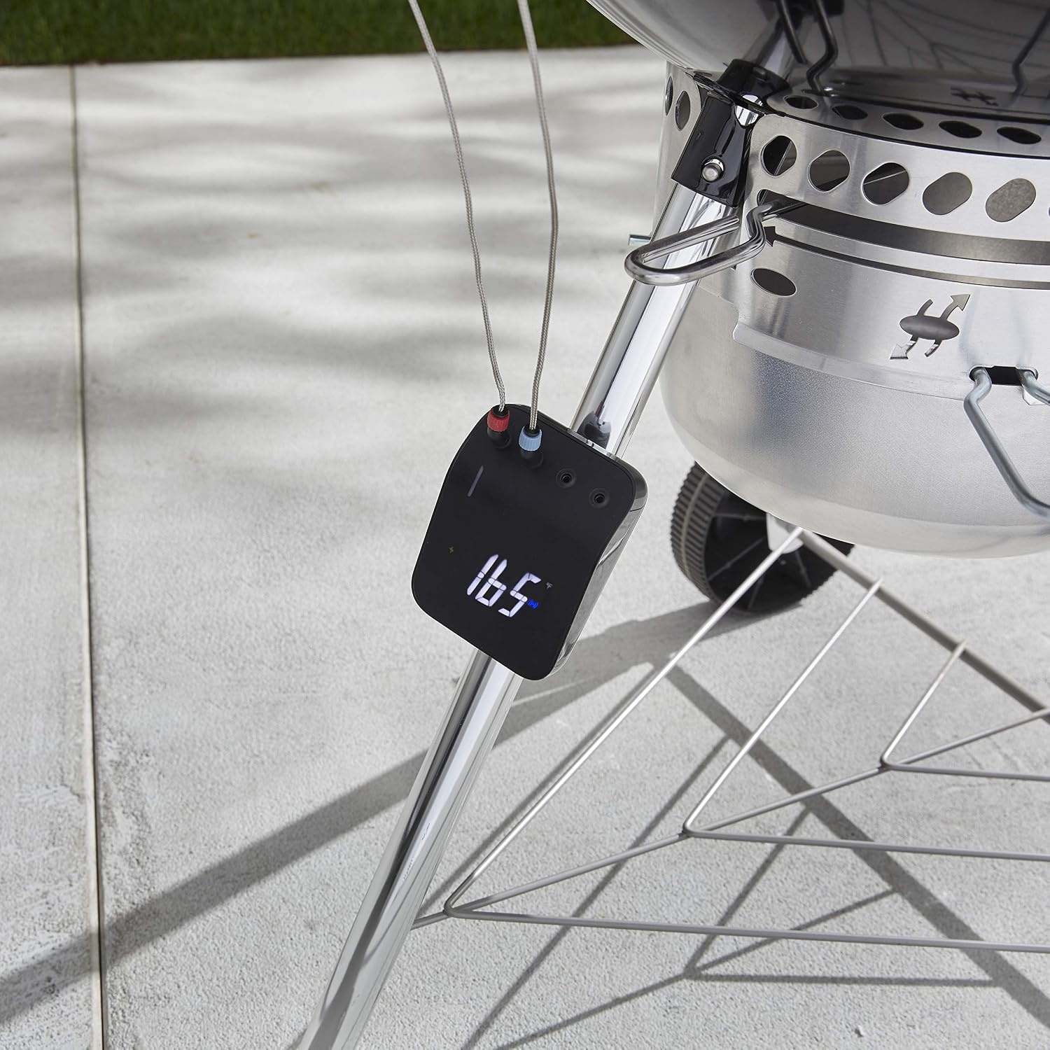image:imageWeber Connect 6Piece Thermometer Mounting Kit Black Magnetic amp Strap Mount for Weber Connect Hub Smart Grilling
