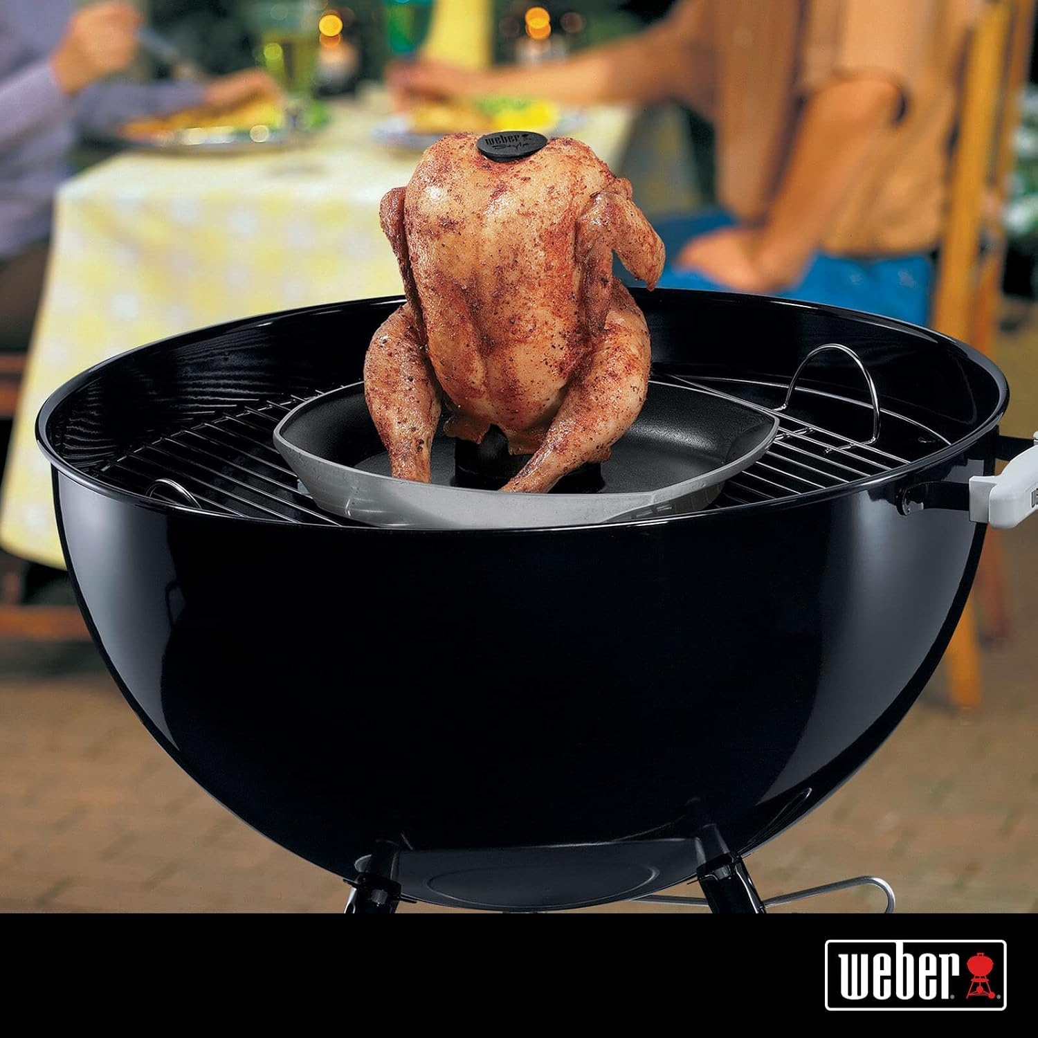 image:imageWeber Deluxe Poultry Roaster Gourmet Grilling