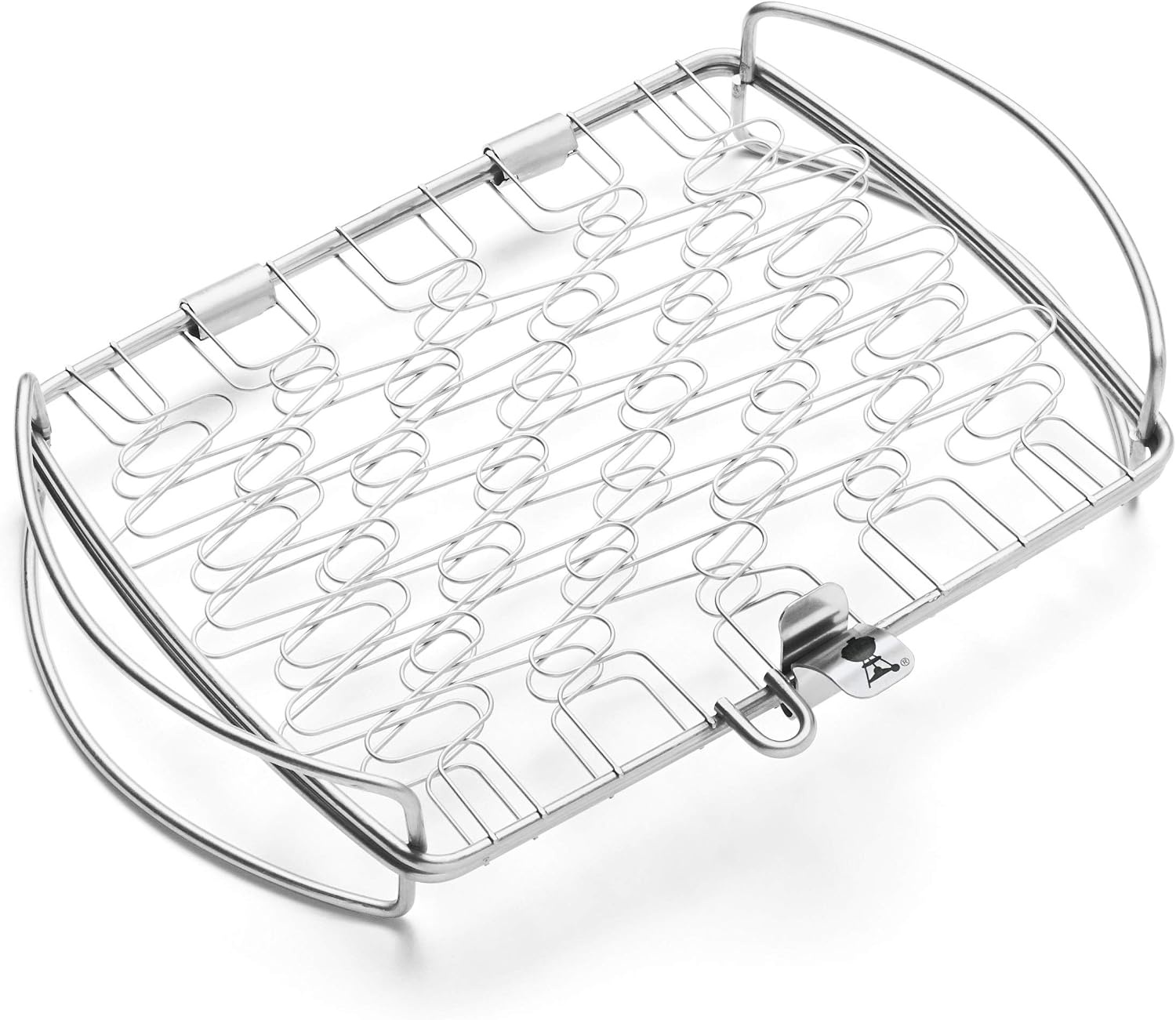 image:imageWeber Fish amp Veggie Grilling Basket Stainless Steel for Gourmet Grilling