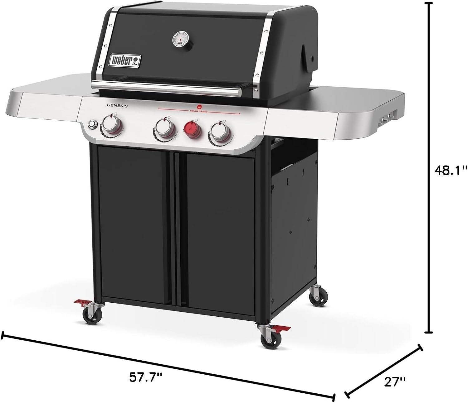 image:imageWeber Genesis EX325W Smart Gas Grill Propane Grill Weber Grill BlackBlack