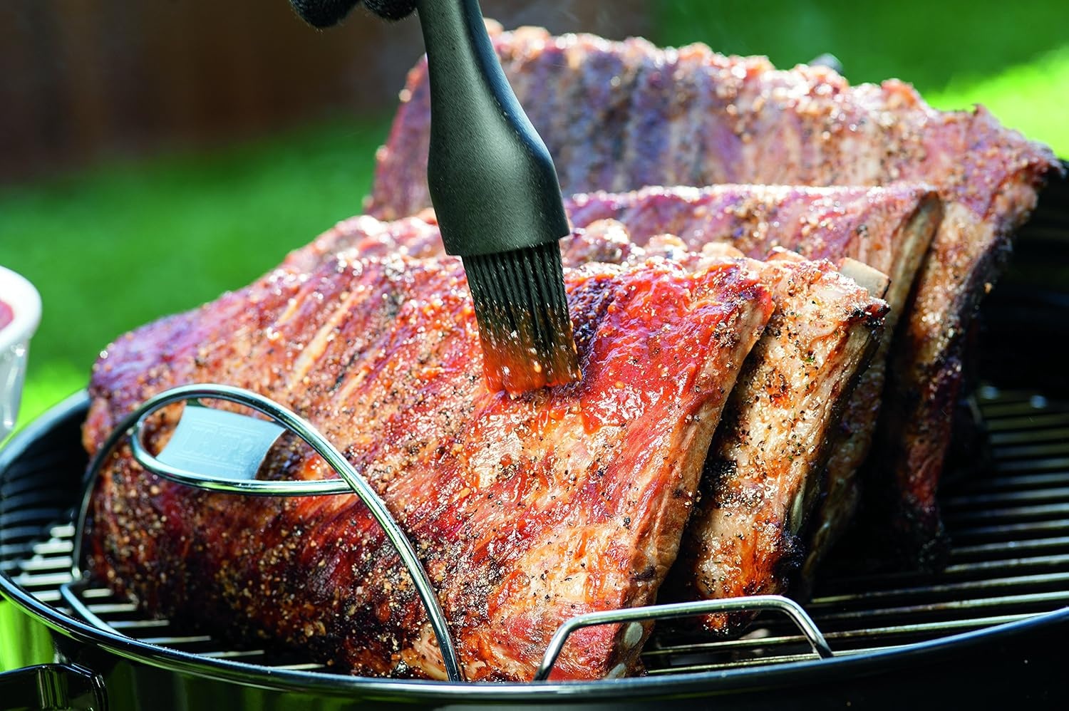 image:imageWeber Original Rib amp Roast Holder Gourmet GrillingSmall Pack of 6