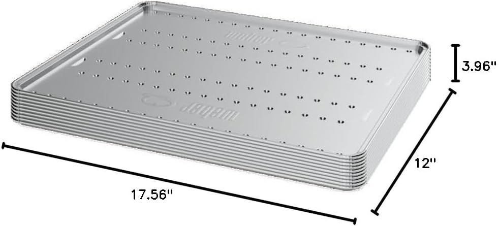 image:imageWeber Q Roasting Trays 10Pack Durable Aluminum Roasting Trays for Even Heat Circulation amp Indirect Cooking on Q 2800N Gas Grill