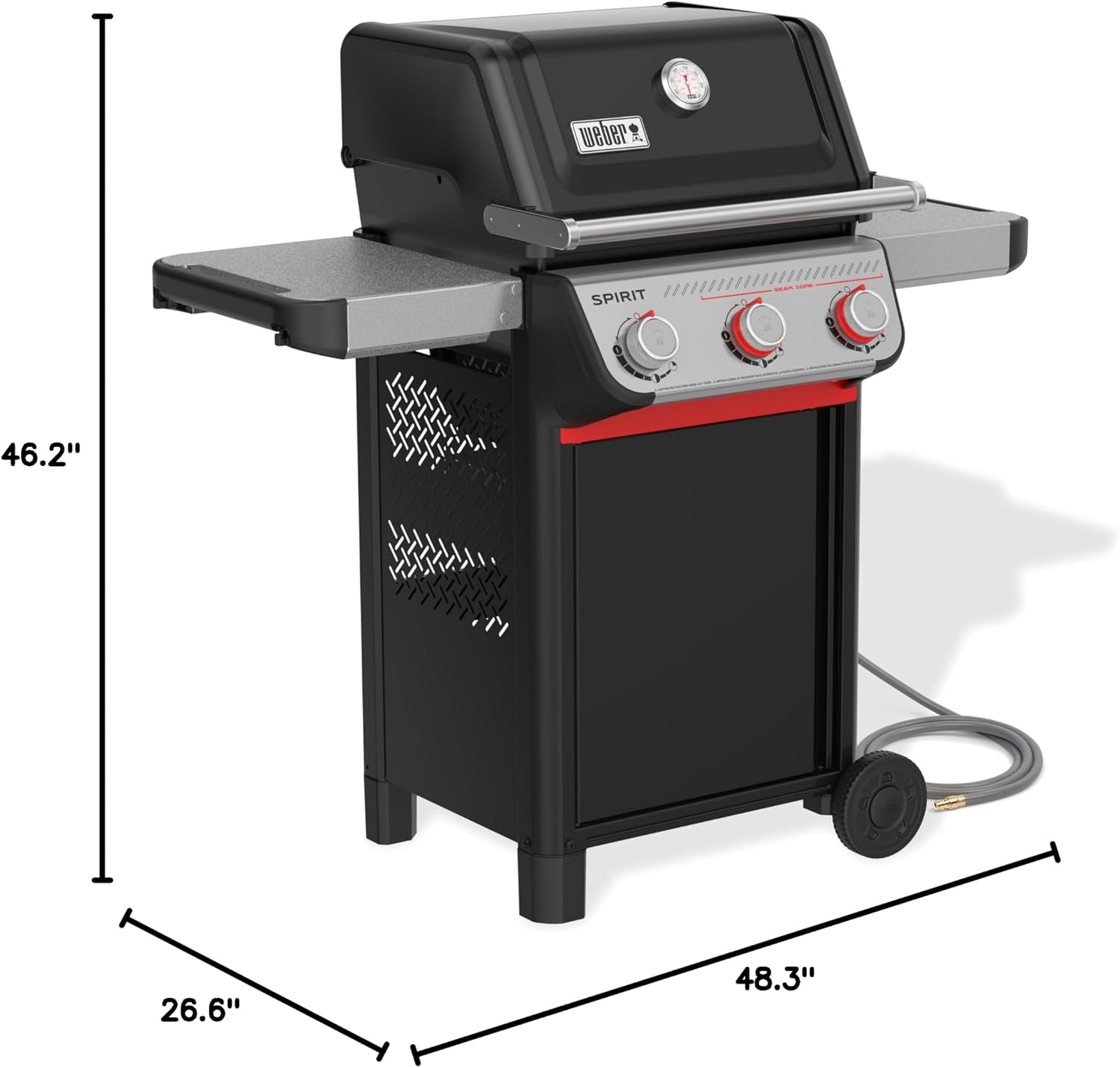 image:imageWeber Spirit EX325 Smart Gas Grill for Outdoor Cooking Natural Gas GrillBlack