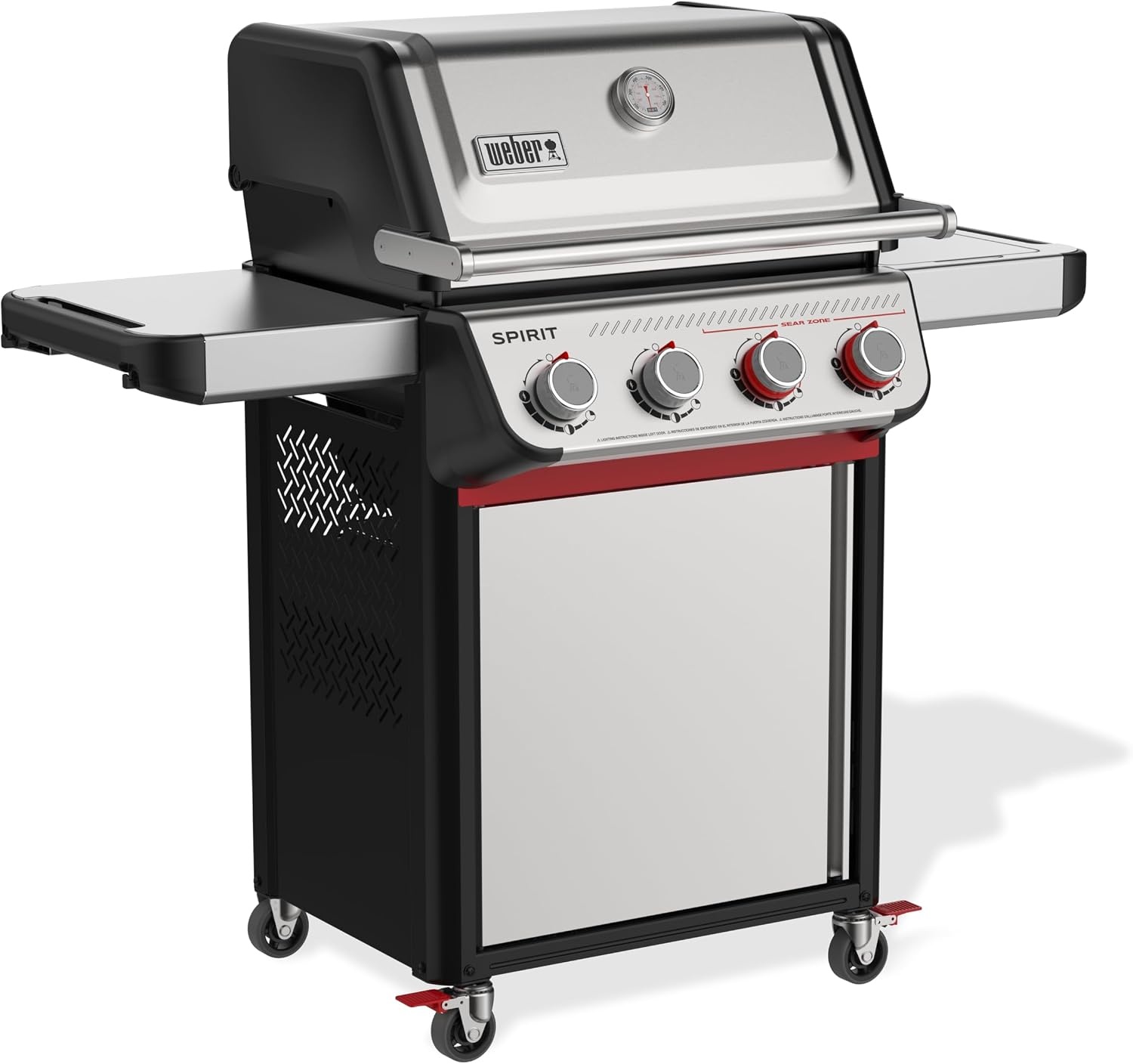 image:imageWeber Spirit EX425C Smart Gas Grill for Outdoor Cooking Propane BlackStainless Steel
