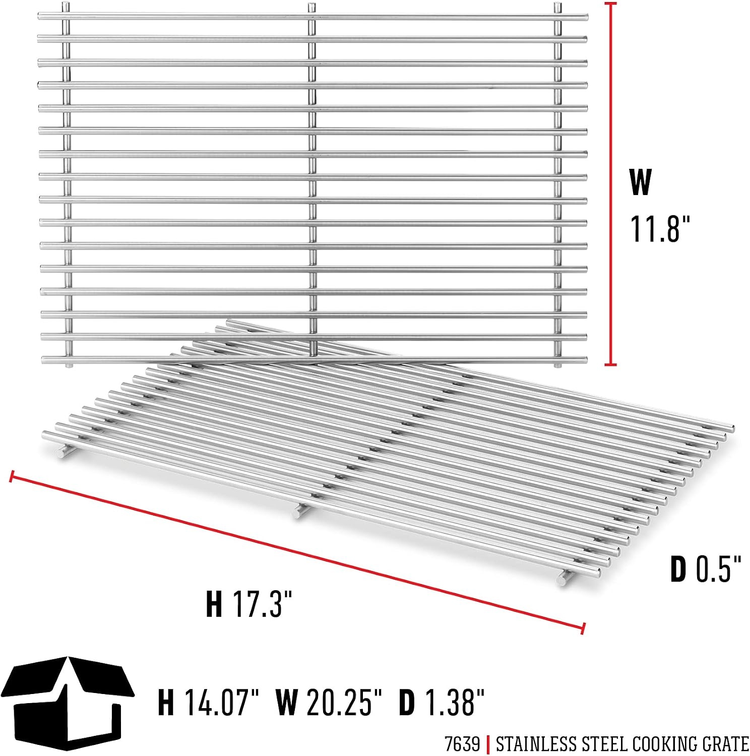 image:imageWeber StainlessSteel Cooking Grates for Select Spirit Gas Grills