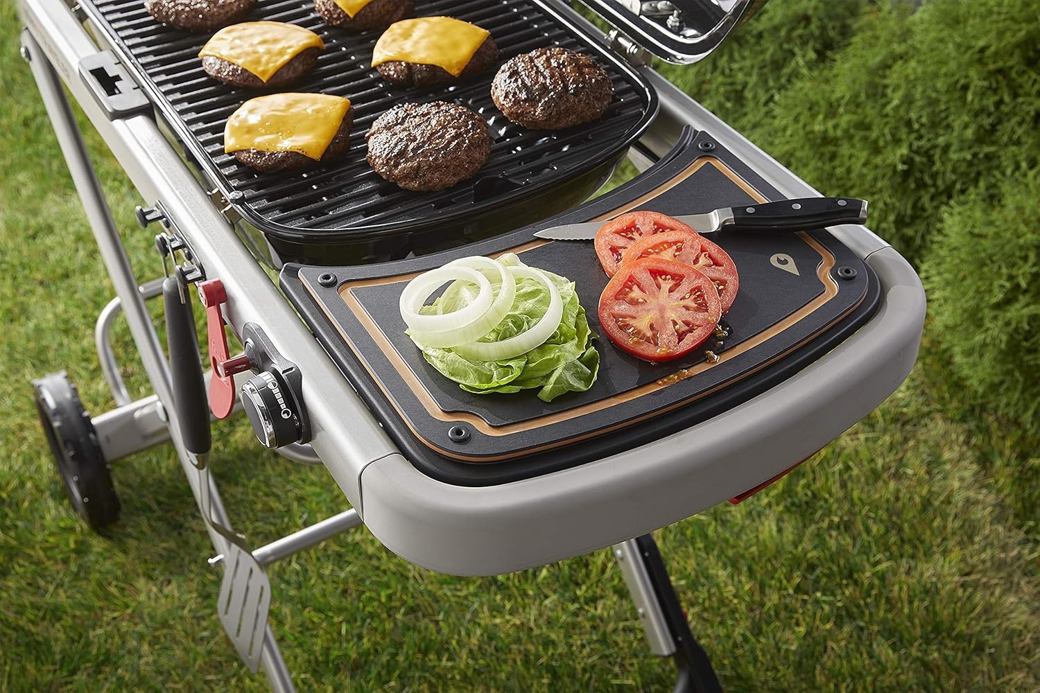 image:imageWeber Traveler Reversible Prep amp Serve Board for Tailgaiting amp Camping