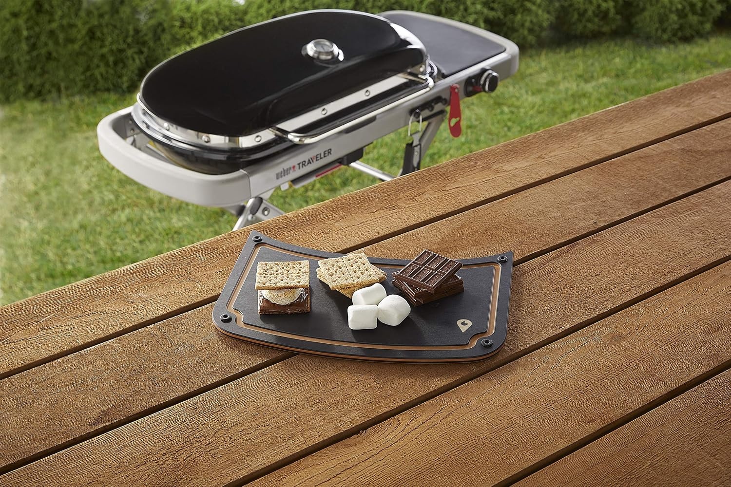 image:imageWeber Traveler Reversible Prep amp Serve Board for Tailgaiting amp Camping