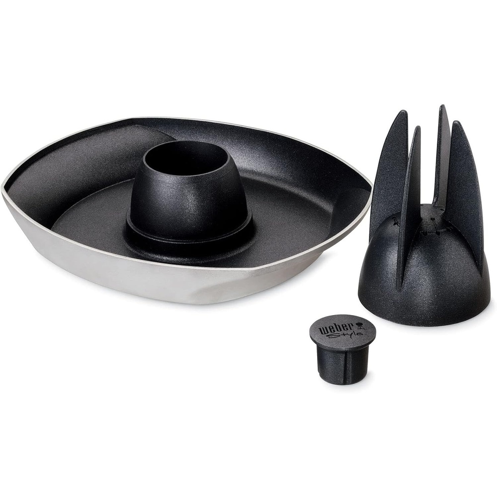 image:imageWeber Deluxe Poultry Roaster Gourmet Grilling
