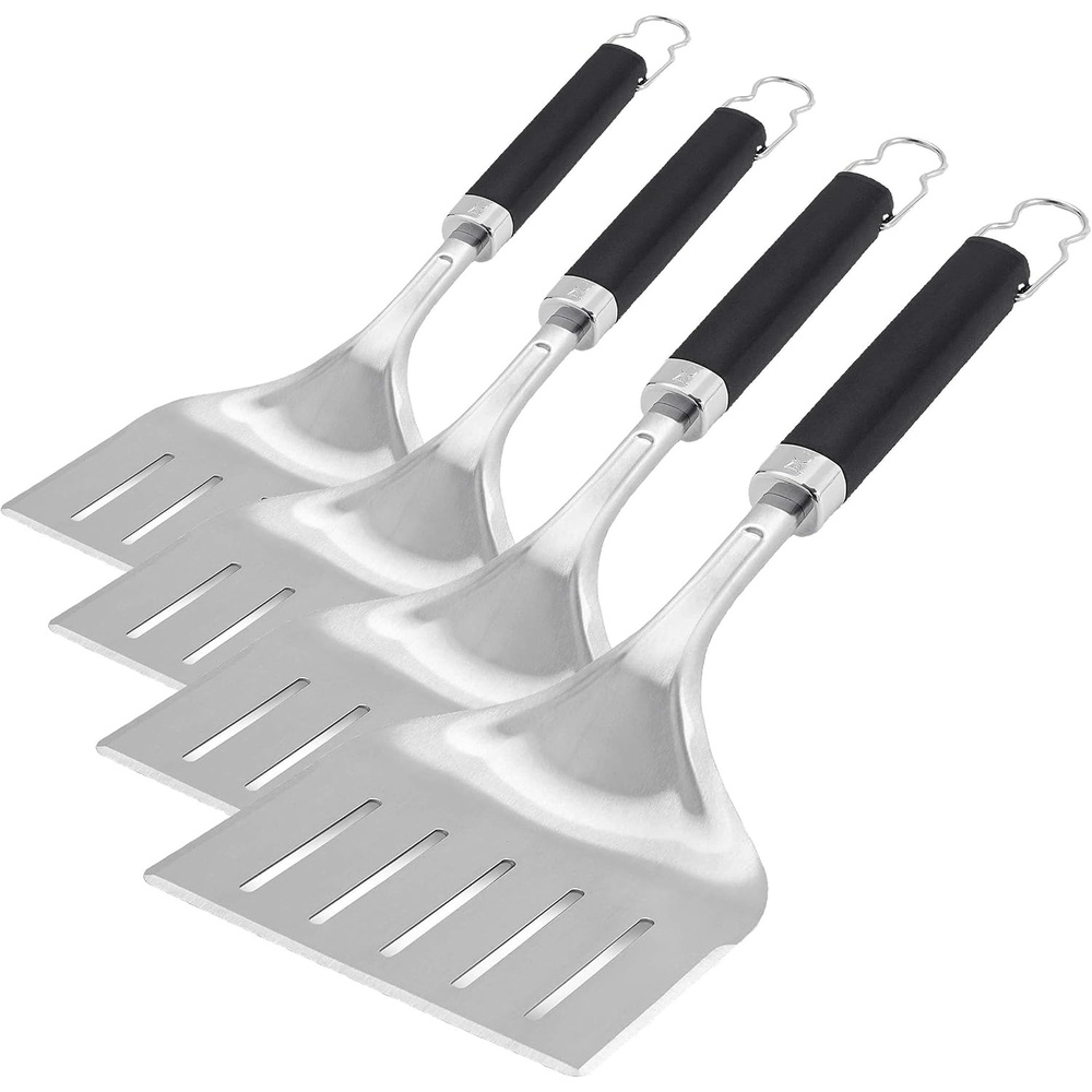 image:imageWeber Precision Wide Grill Spatula Stainless SteelLarge Pack of 4