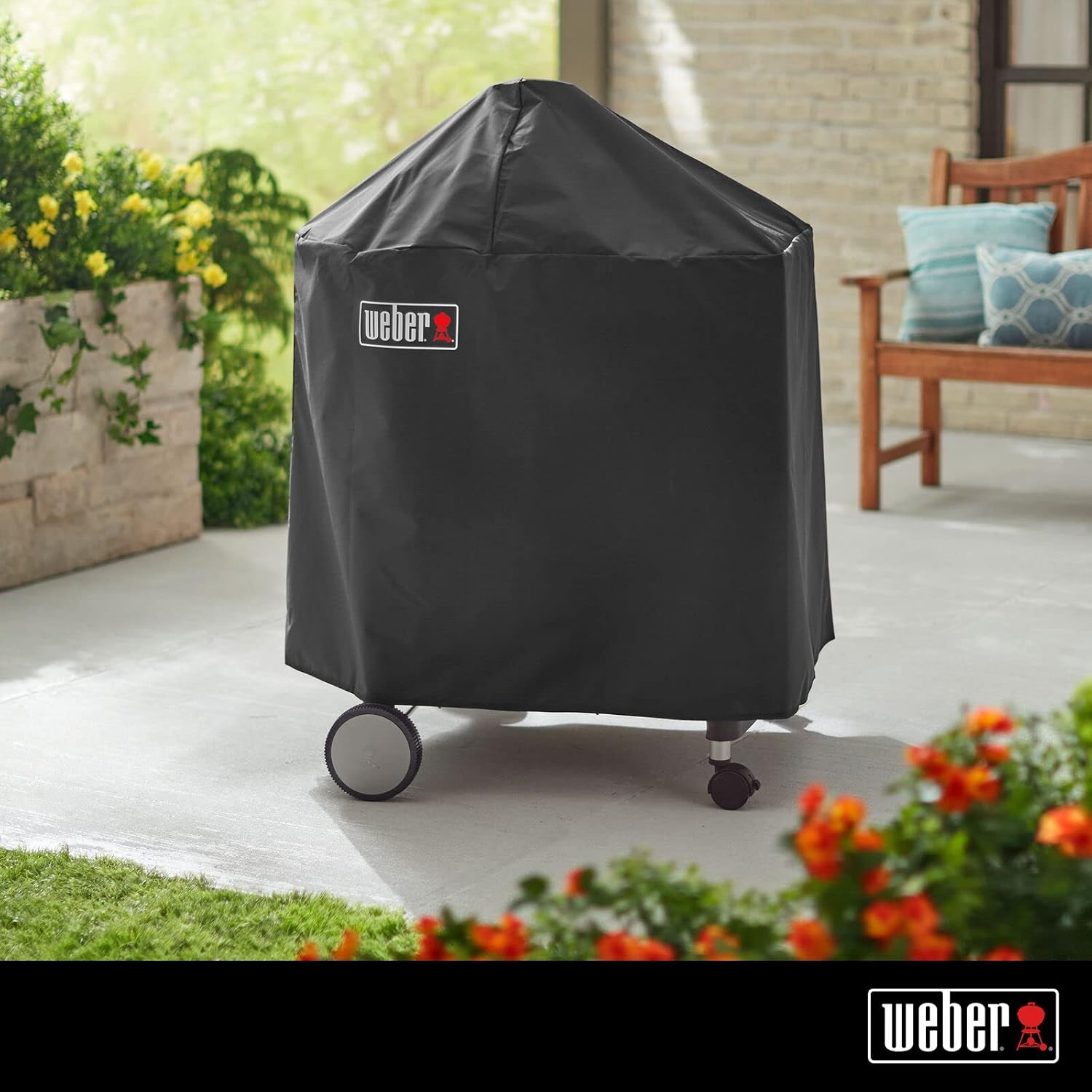 image:imageWeber 22 Performer Charcoal Grill Cover Black22 inch