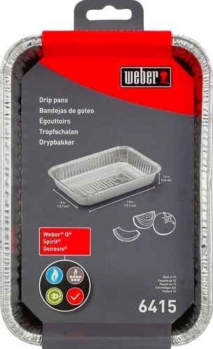 image:imageWeber Aluminum Drip Pans 10Pack10 Count Pack of 10