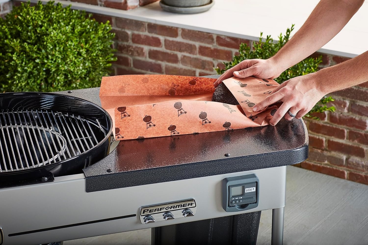 image:imageWeber Butcher Paper 18 Inch x 150 Feet FDACompliant FoodGrade Paper Made from Natural Virgin Pulp for Smoking amp Serving BBQ Brown