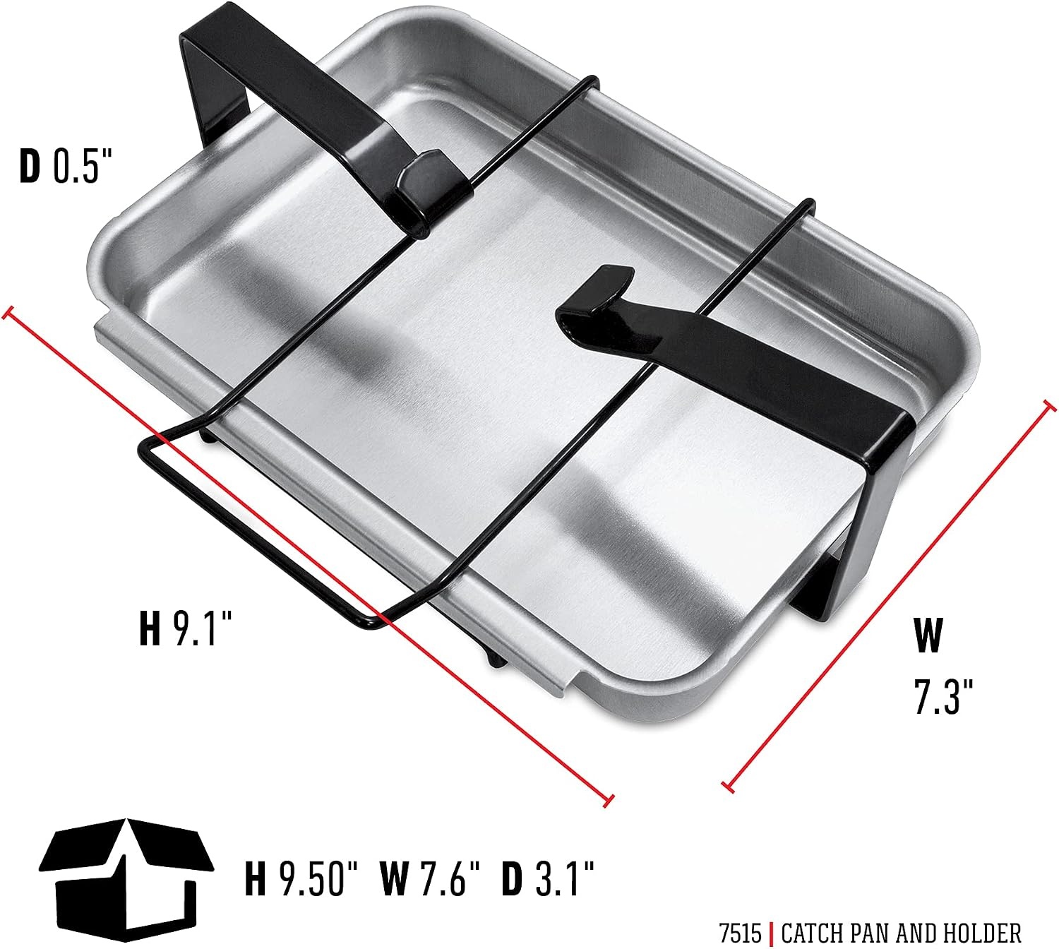 image:imageWeber Catch Pan and Wire Holder for indirect cooking