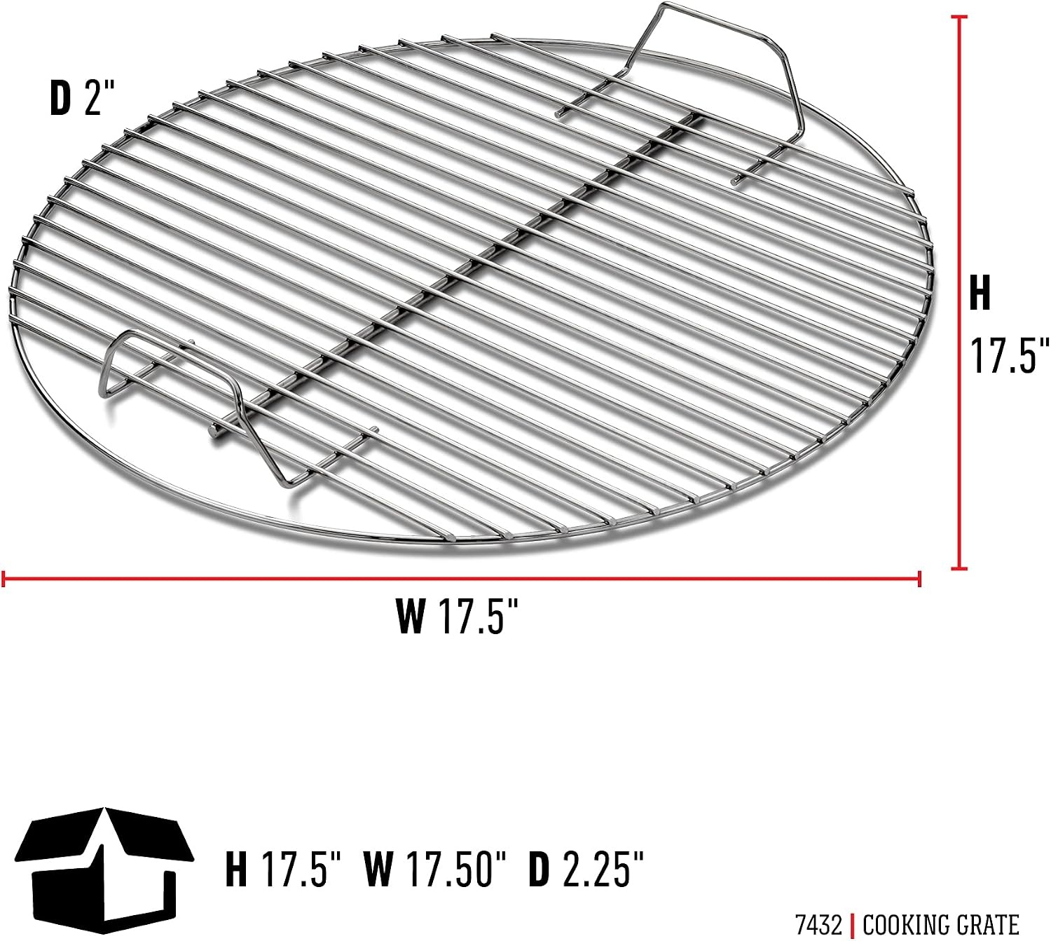 image:imageWeber Charcoal Cooking Grate for 18 Grills Charcoal Components