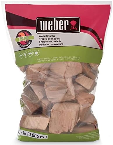 image:imageWeber Cherry Wood Chunks Outdoor Cooking Fuel 4 lb4 lb
