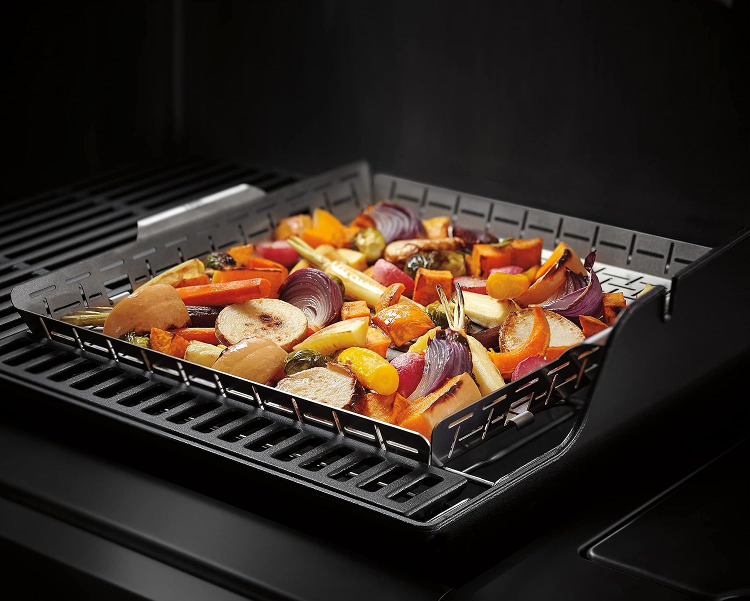 image:imageWeber Crafted Roasting Basket StainlessSteel for Gourmet Grilling