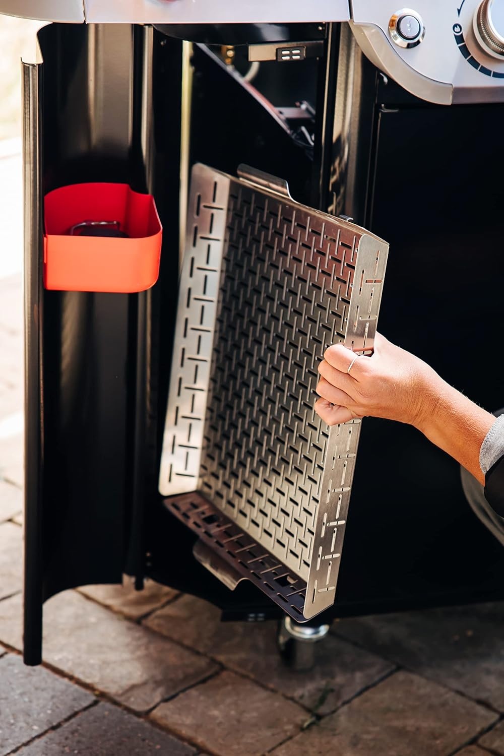 image:imageWeber Crafted Roasting Basket StainlessSteel for Gourmet Grilling