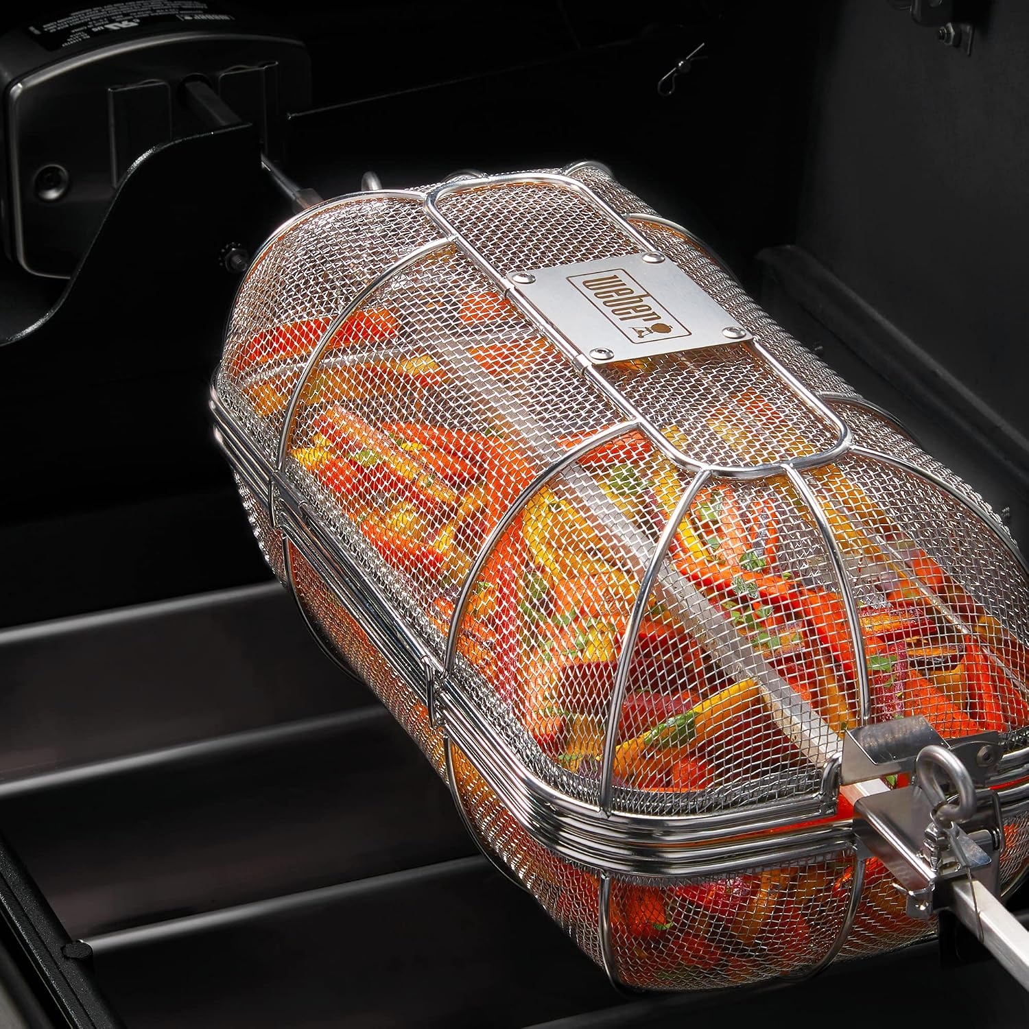 image:imageWeber Crafted Rotisserie Crisping Basket Stainless Steel