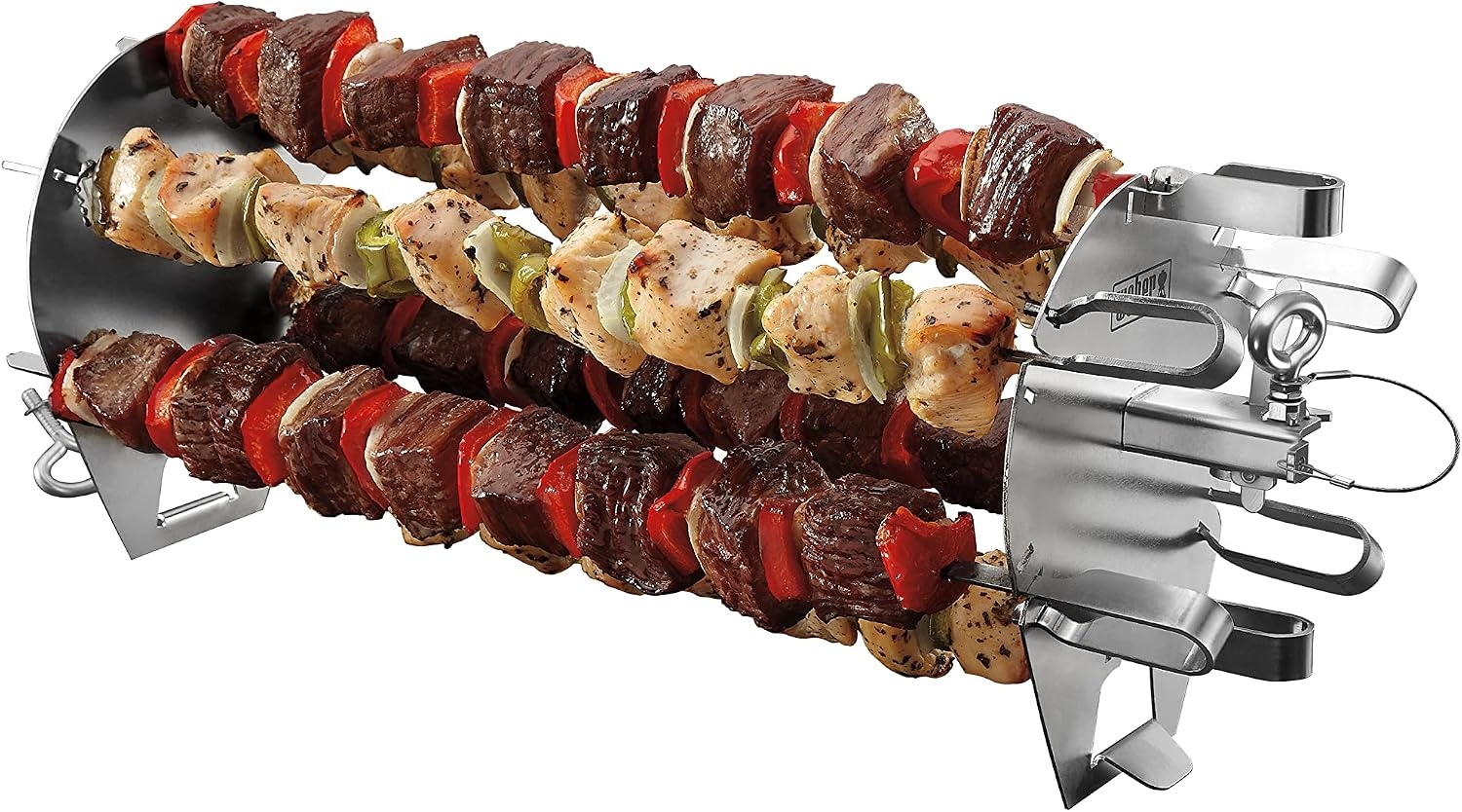 image:imageWeber Crafted Rotisserie Skewers for Gourmet Outdoor CookingLarge Pack of 2
