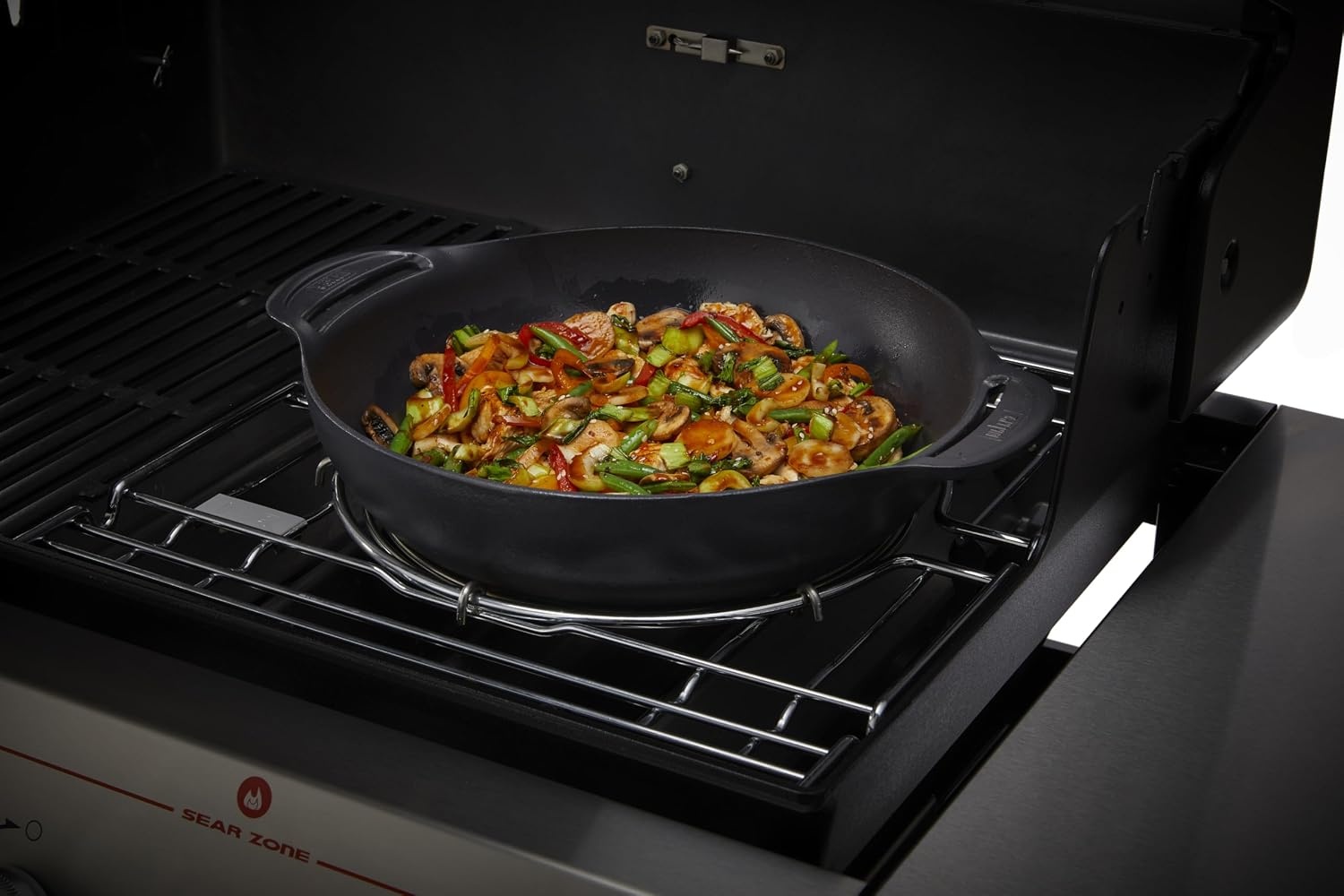 image:imageWeber Crafted Wok amp Steamer 6 Qt for Gourmet Grilling