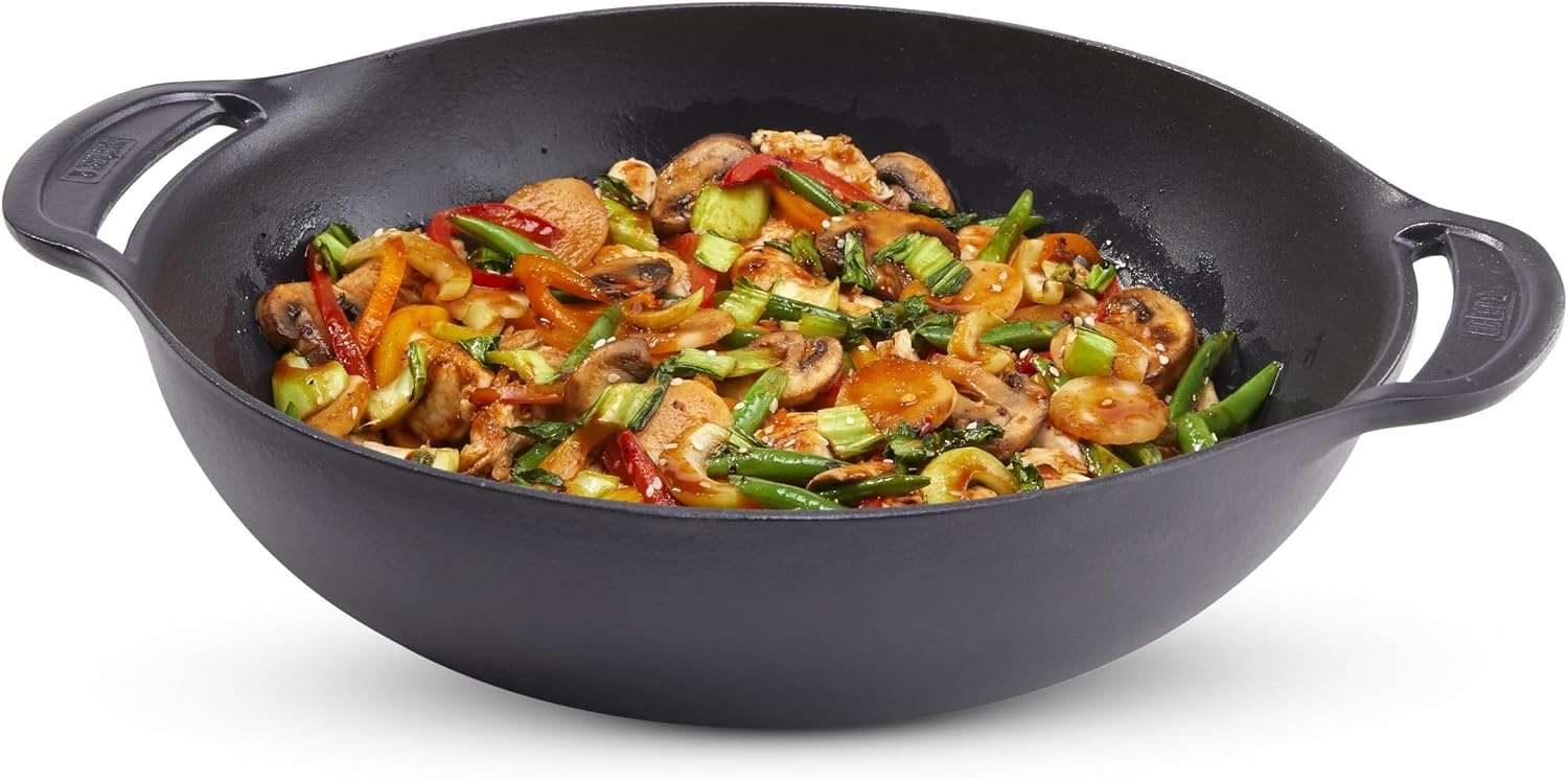 image:imageWeber Crafted Wok amp Steamer 6 Qt for Gourmet Grilling