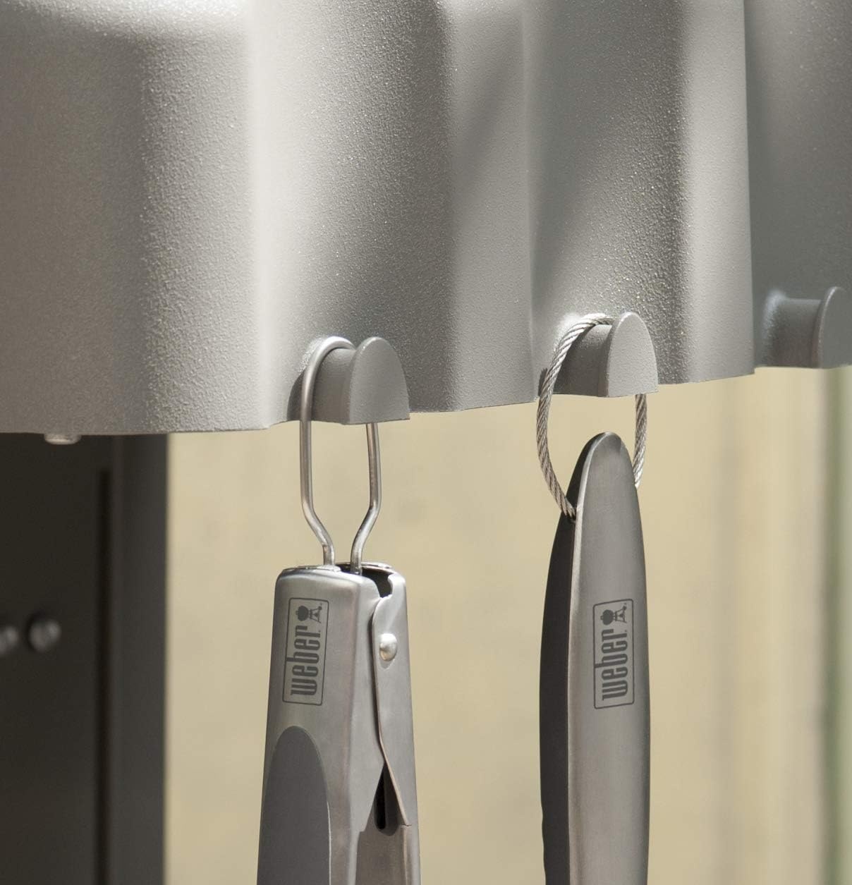 image:imageWeber Deluxe Tool Set StainlessSteel Grill Spatula amp Locking TongsStandard