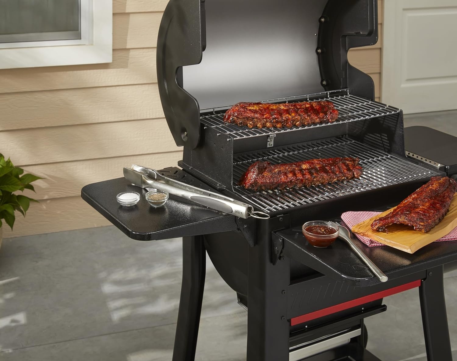 image:imageWeber Folding Side Table for Searwood 600600 XL Pellet Grill