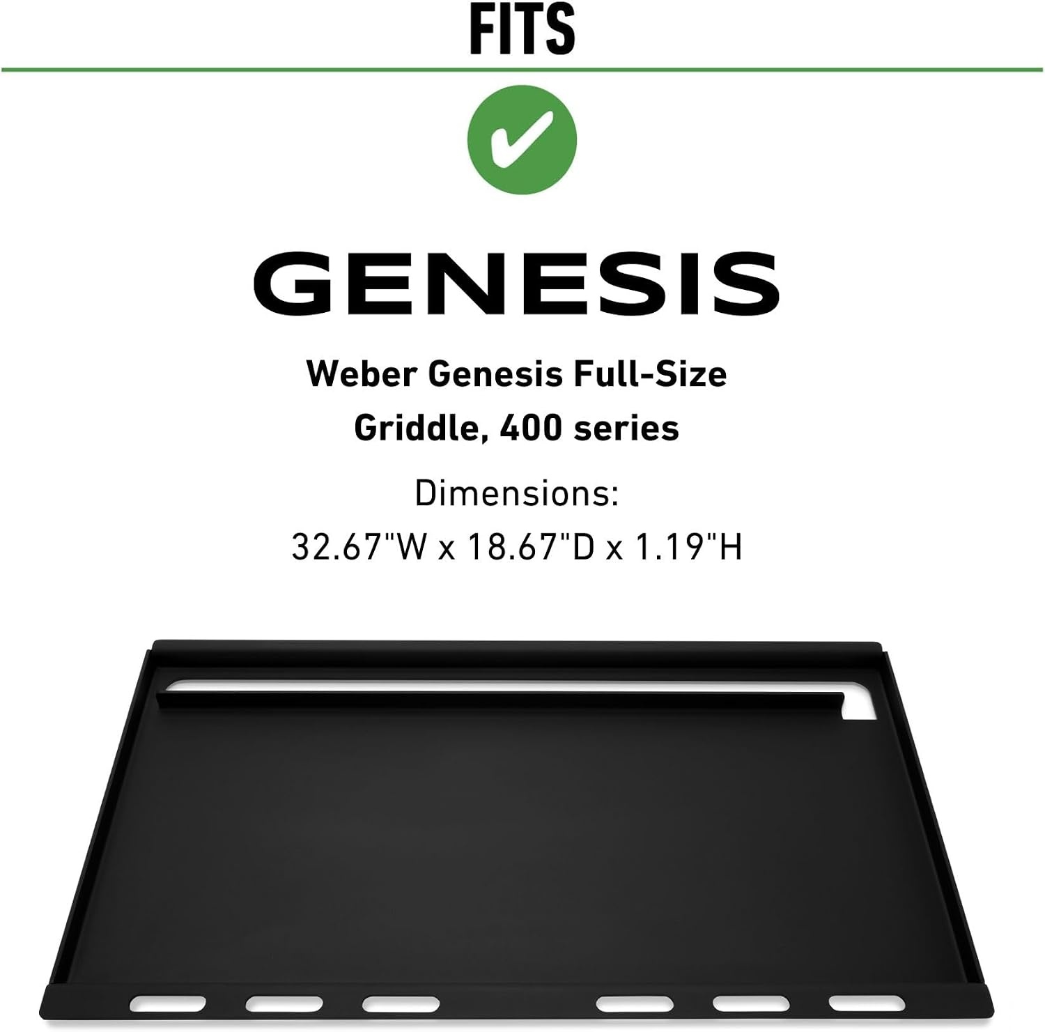image:imageWeber FullSize Griddle Insert Storage Bag Griddle Insert Accessories