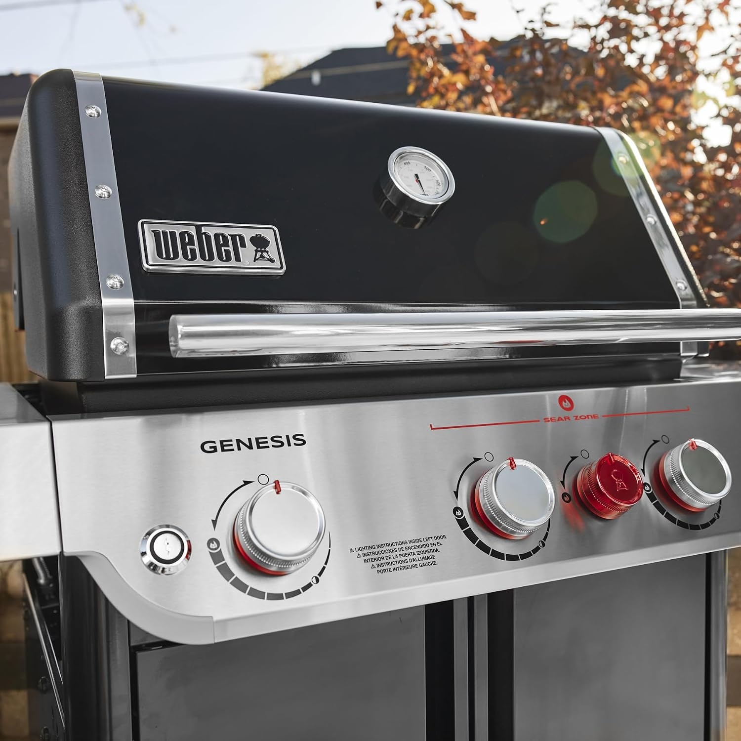 image:imageWeber Genesis E325 Gas Grill for Outdoor Cooking Natural Gas BlackBlack