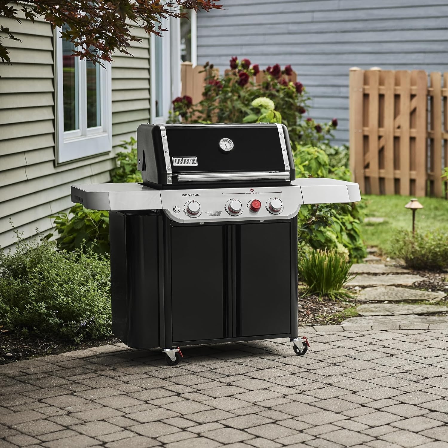 image:imageWeber Genesis E330 Gas Grill for Outdoor Cooking Natural Gas Grill BlackNatural Gas