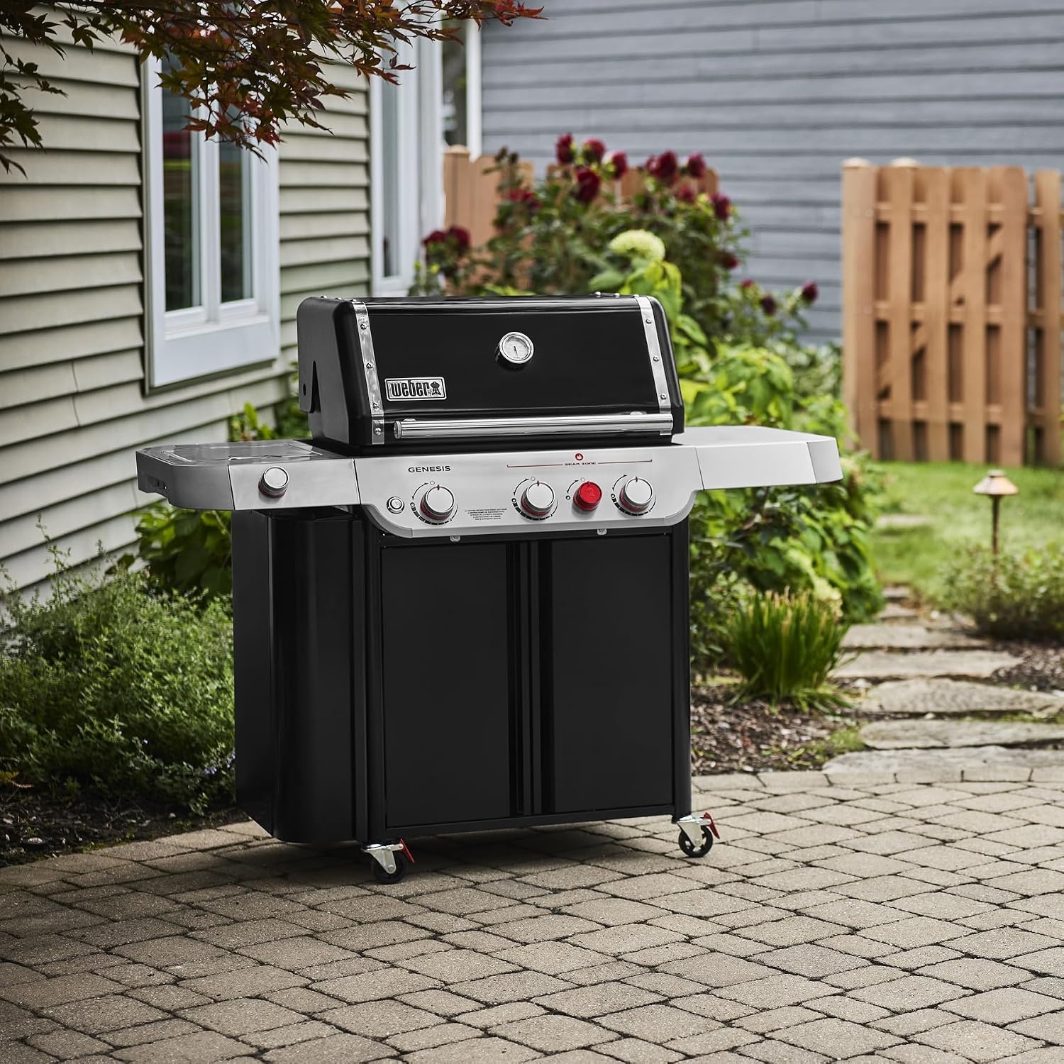 image:imageWeber Genesis E335 Gas Grill for Outdoor Cooking Propane Grill BlackBlack