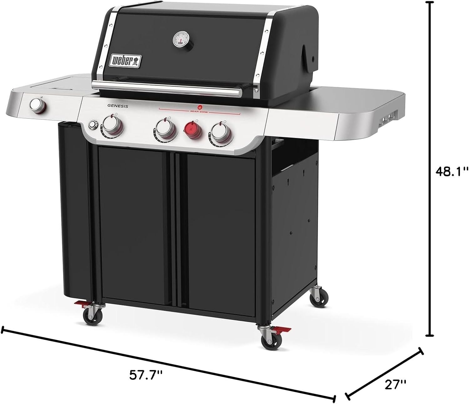 image:imageWeber Genesis E335 Gas Grill for Outdoor Cooking Propane Grill BlackBlack
