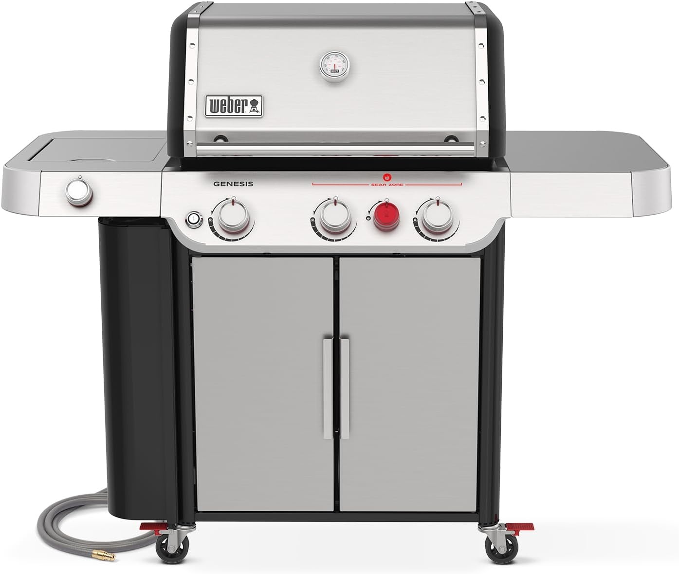 image:imageWeber Genesis E335 Gas Grill for Outdoor Cooking Propane Grill BlackStainless Steel