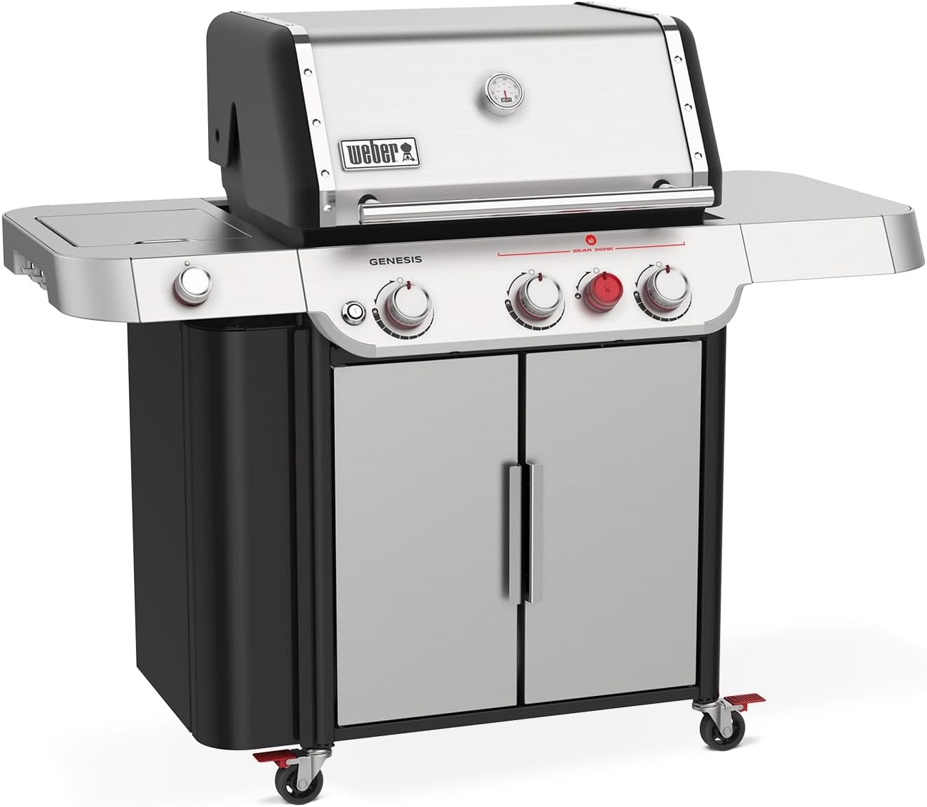 image:imageWeber Genesis E335 Gas Grill for Outdoor Cooking Propane Grill BlackStainless Steel
