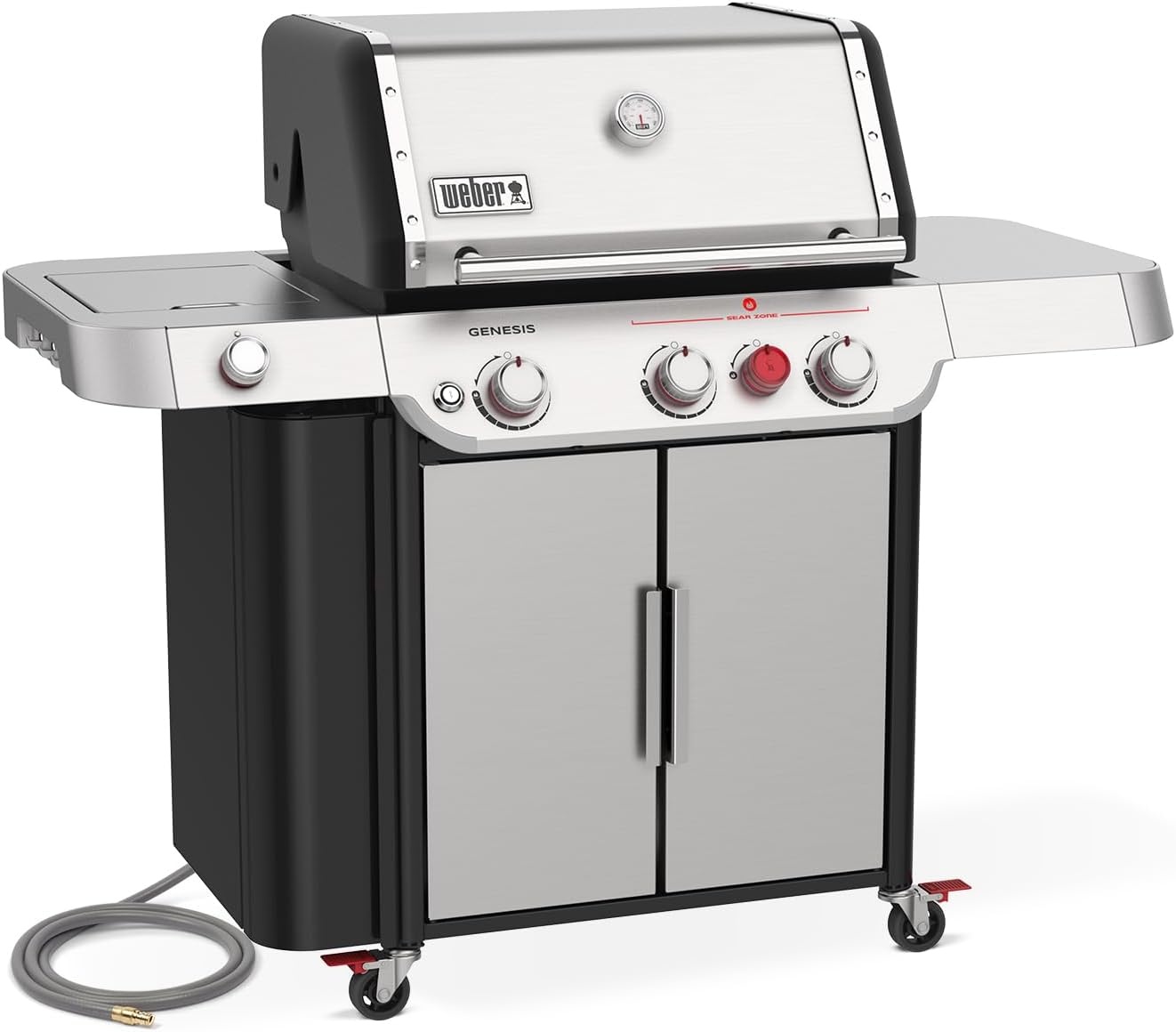 image:imageWeber Genesis E335 Gas Grill for Outdoor Cooking Propane Grill BlackStainless Steel