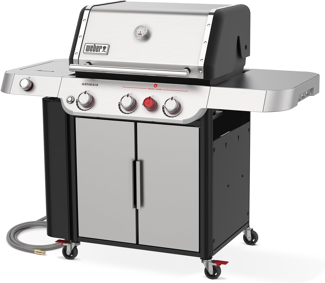image:imageWeber Genesis E335 Gas Grill for Outdoor Cooking Propane Grill BlackStainless Steel
