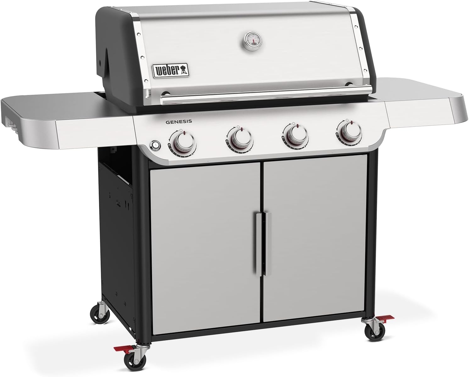 image:imageWeber Genesis E415 Gas Grill for Outdoor Cooking Natural Gas Grill BlackStainless Steel