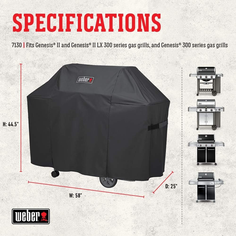 image:imageWeber Genesis II Cover Black300 Series 3 Burner