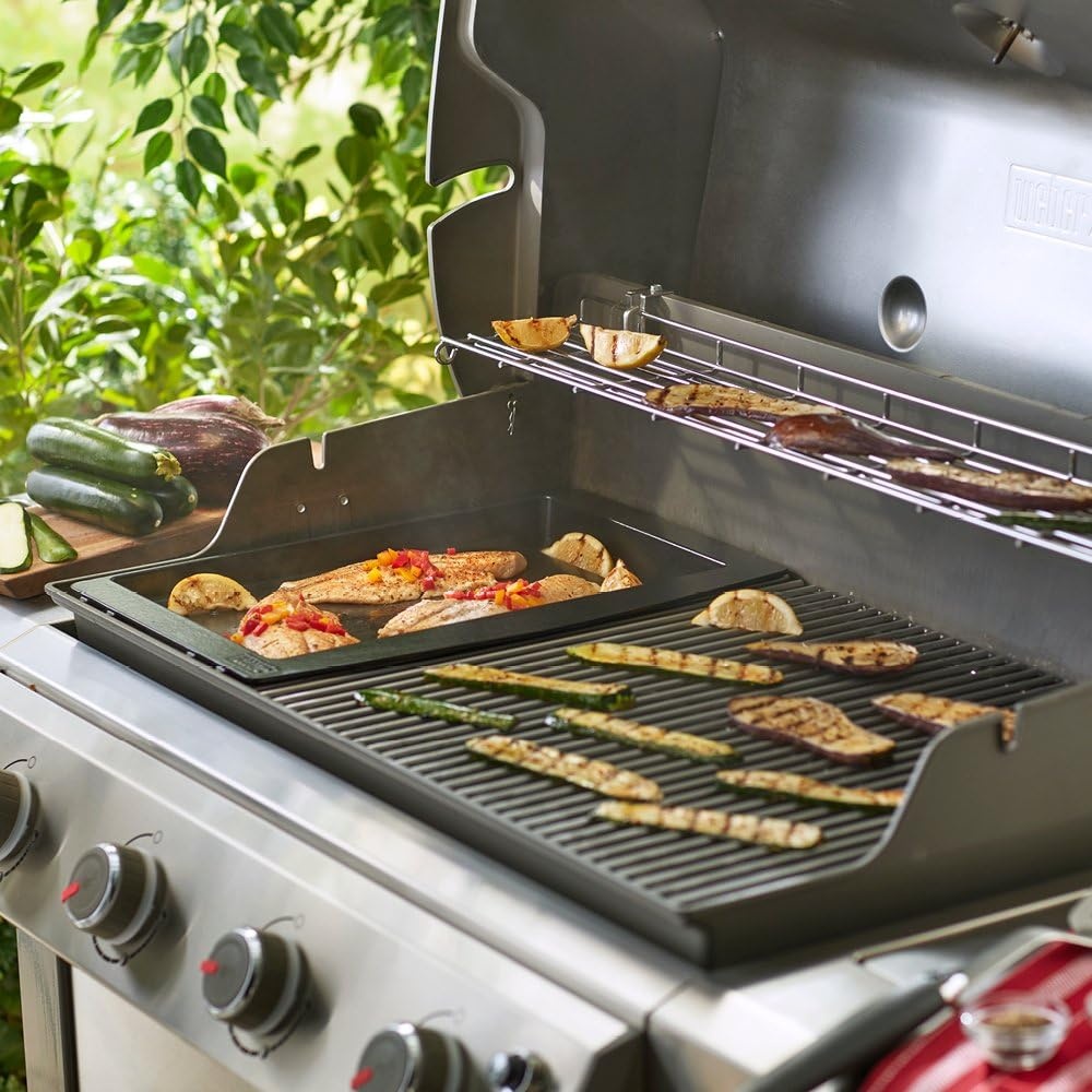 image:imageWeber Genesis II Griddle Insert PorcelainEnameled Cast IronGriddle