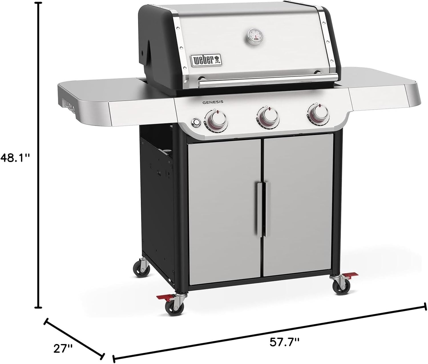 image:imageWeber Genesis S315 Grill Natural Gas Grill Stainless Steel BBQ GrillStainless Steel