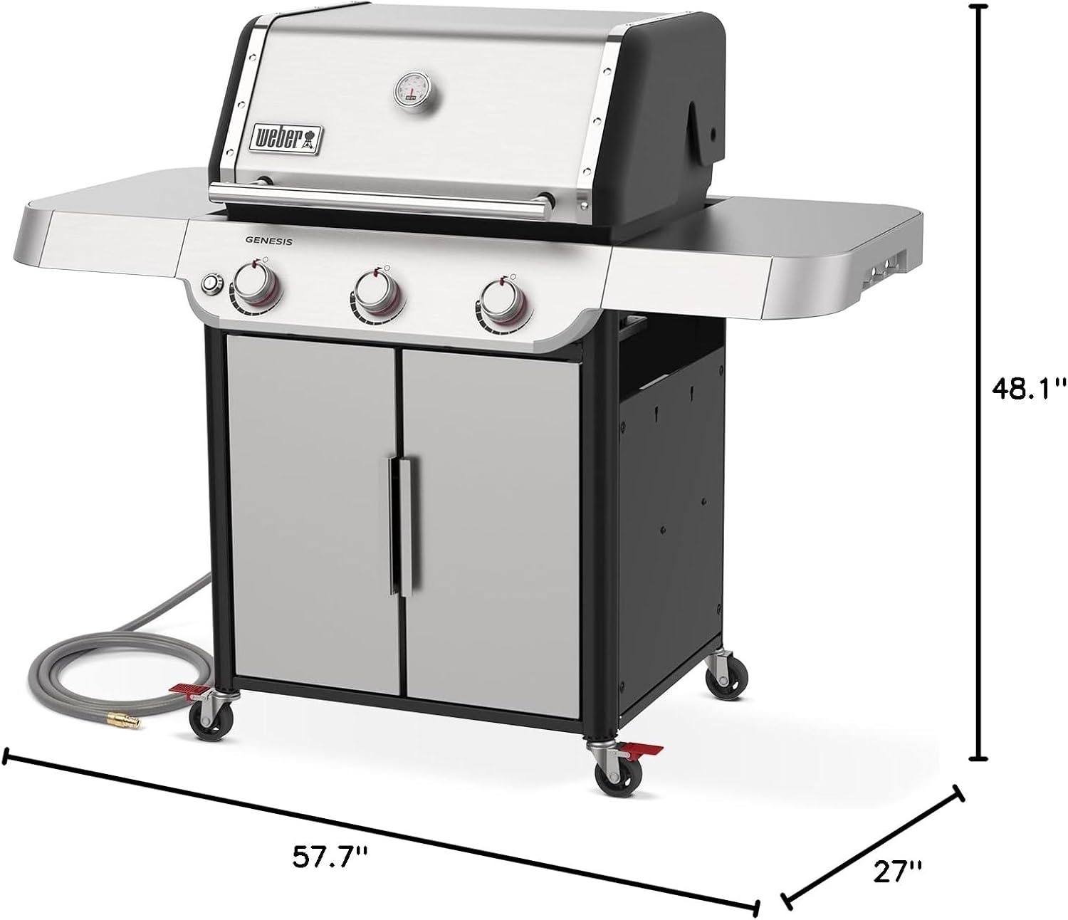 image:imageWeber Genesis S315 Grill Natural Gas Grill Stainless Steel BBQ GrillStainless Steel