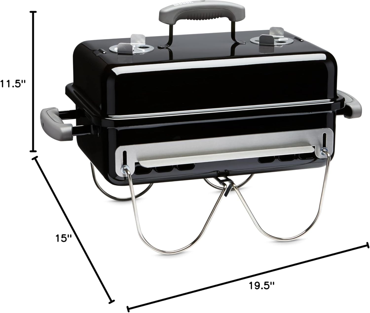image:imageWeber GoAnywhere Portable Charcoal GrillCharcoal Split Grate