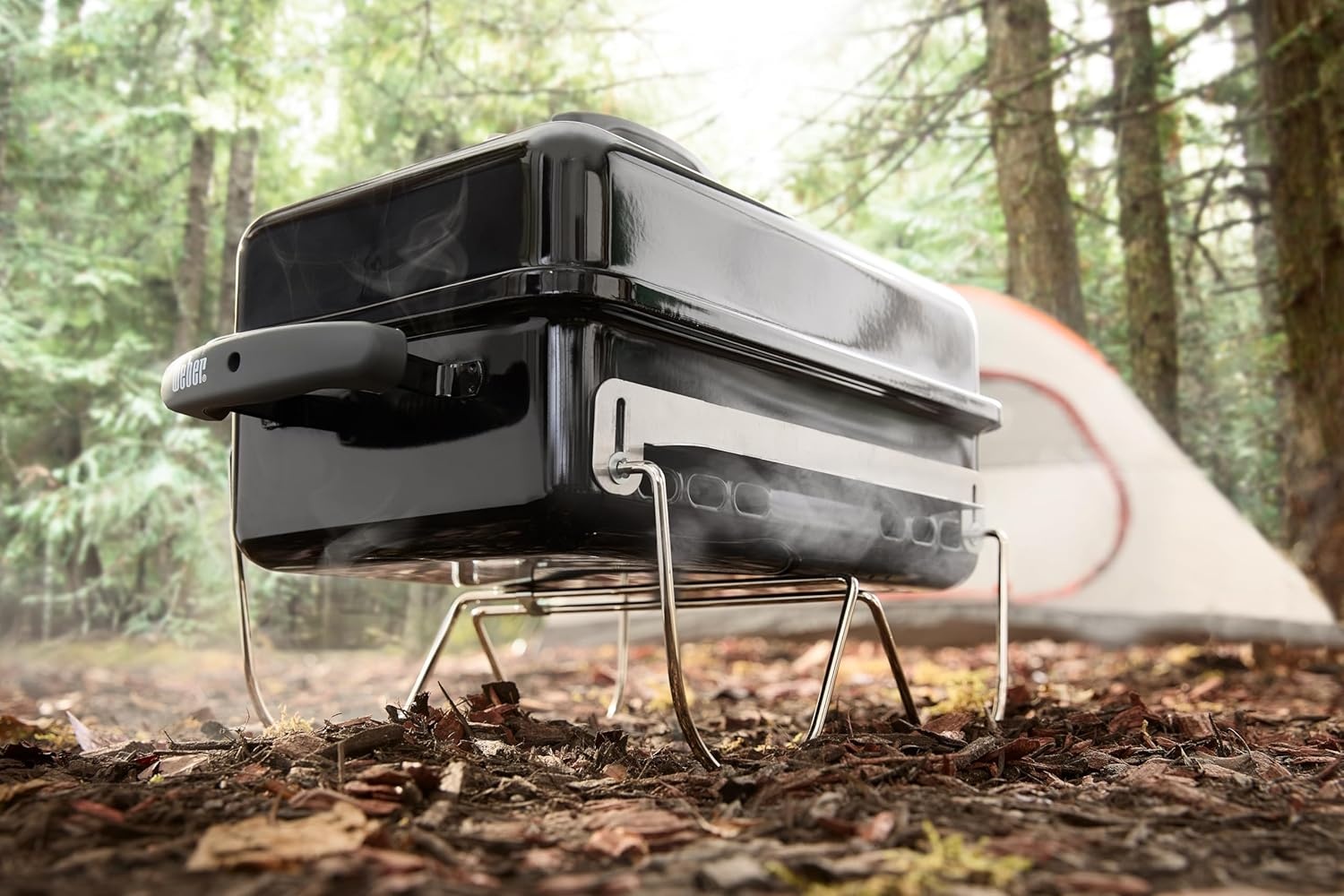image:imageWeber GoAnywhere Portable Charcoal GrillCharcoal Split Grate