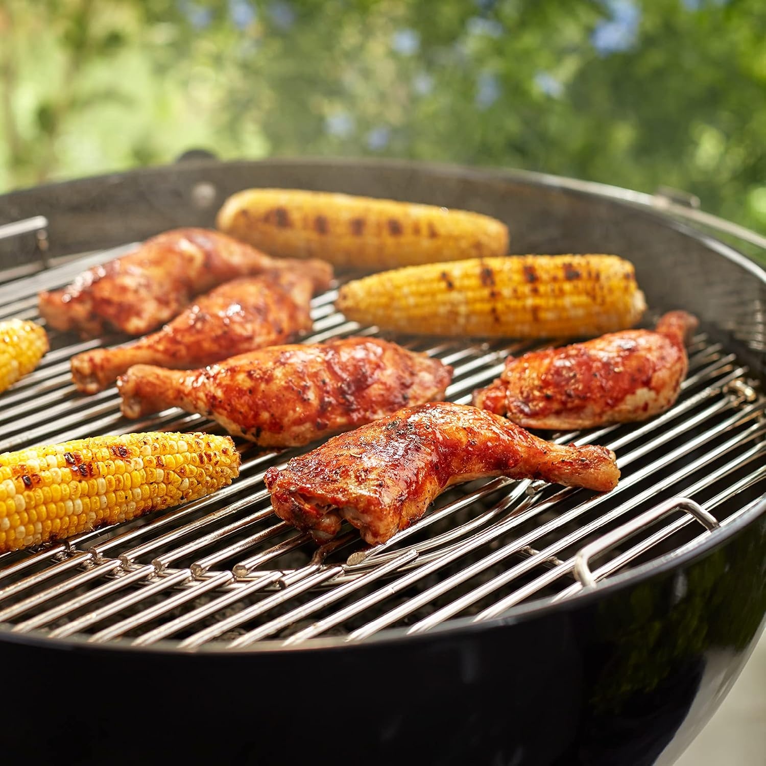 image:imageWeber Gourmet BBQ System Hinged Charcoal Cooking Grate Charcoal Accessories