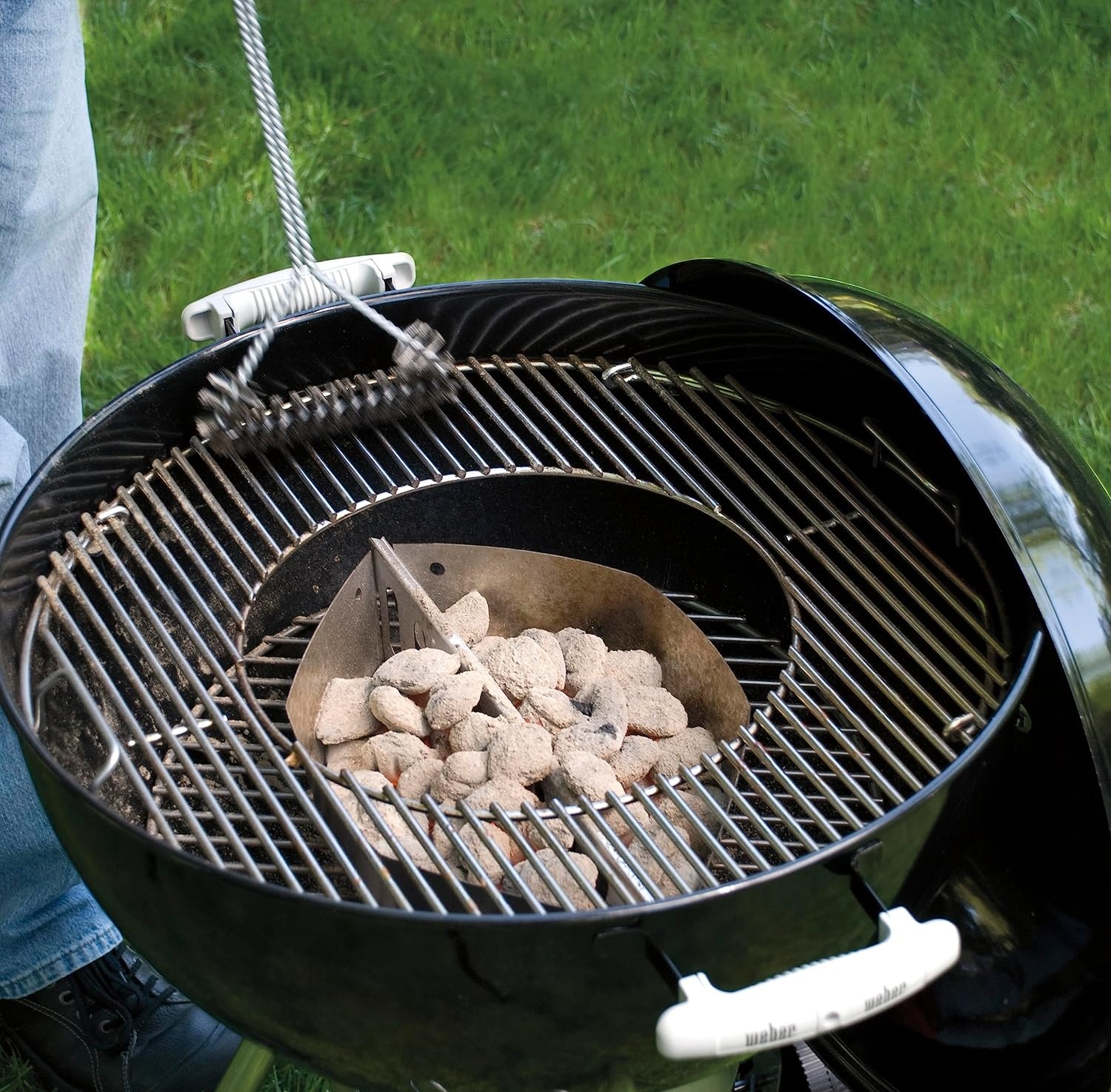 image:imageWeber Gourmet BBQ System Hinged Charcoal Cooking Grate Charcoal Accessories