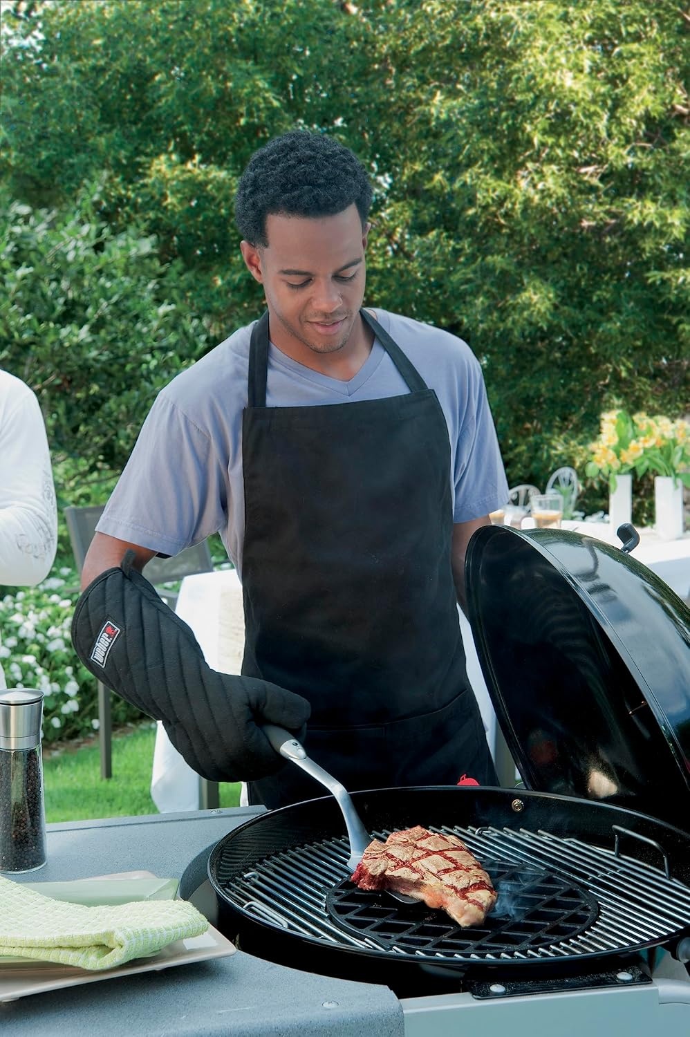 image:imageWeber Gourmet BBQ System Sear Grate Charcoal Grill Accessories Black