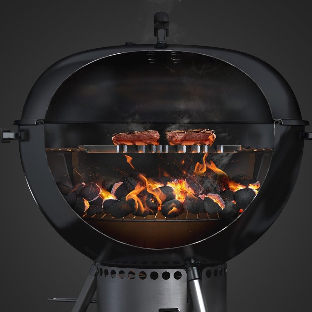 image:imageWeber Gourmet BBQ System Sear Grate Charcoal Grill Accessories Black