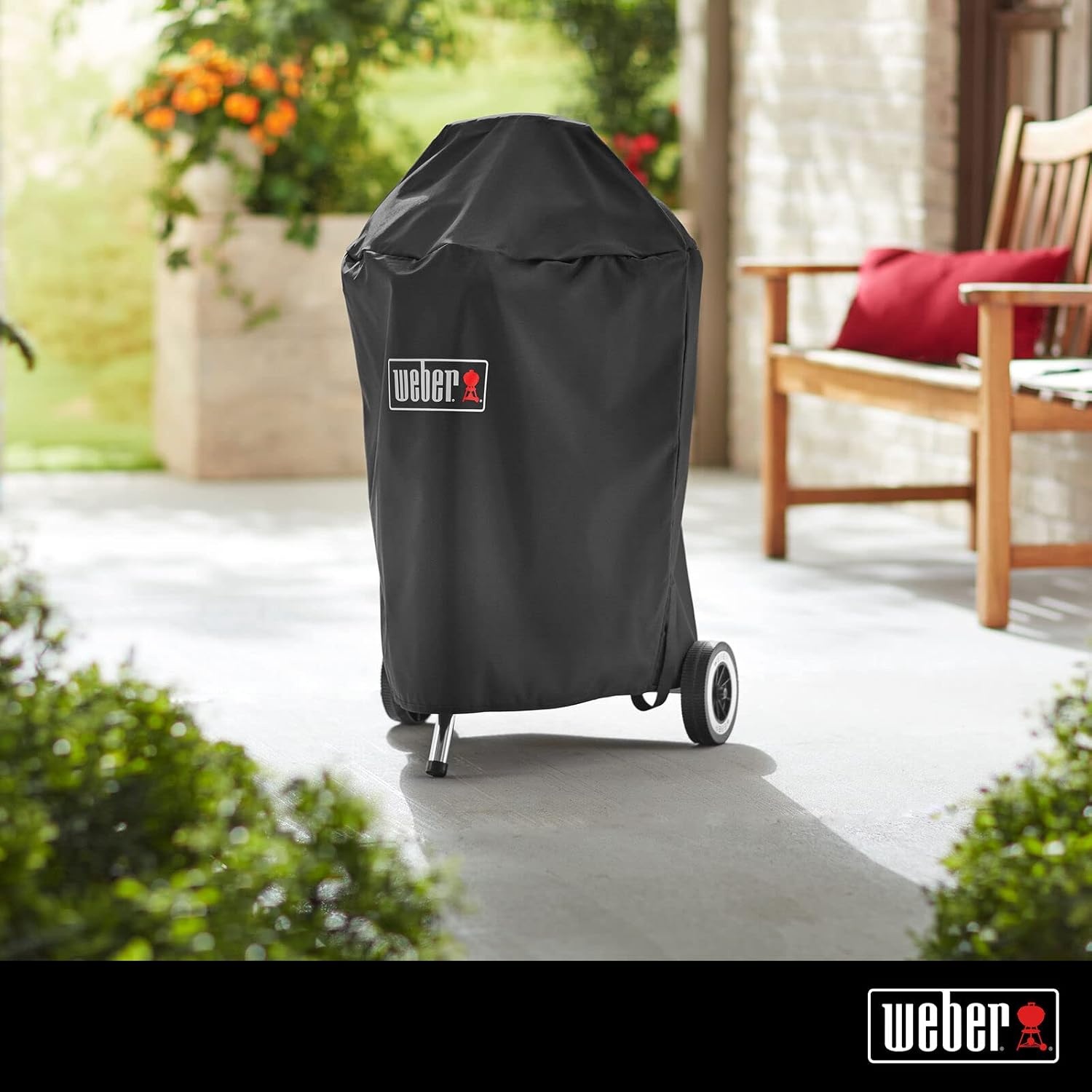 image:imageWeber Grill Cover for 18 Kettle Charcoal Grills Grill Accessory Black