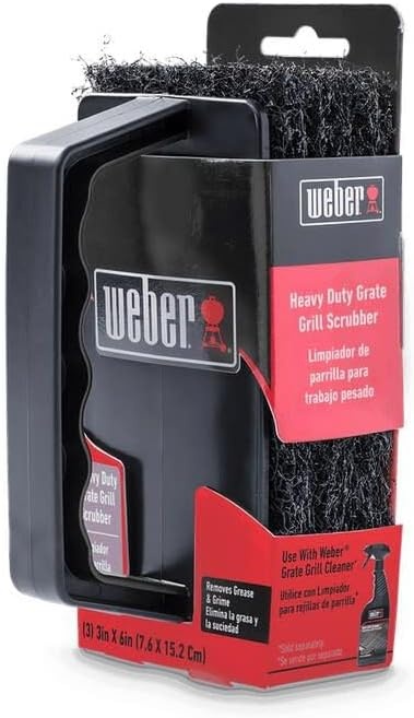 image:imageWeber Grill Grate Scrubber Grill Cleaning Accessory BlackPack of 1
